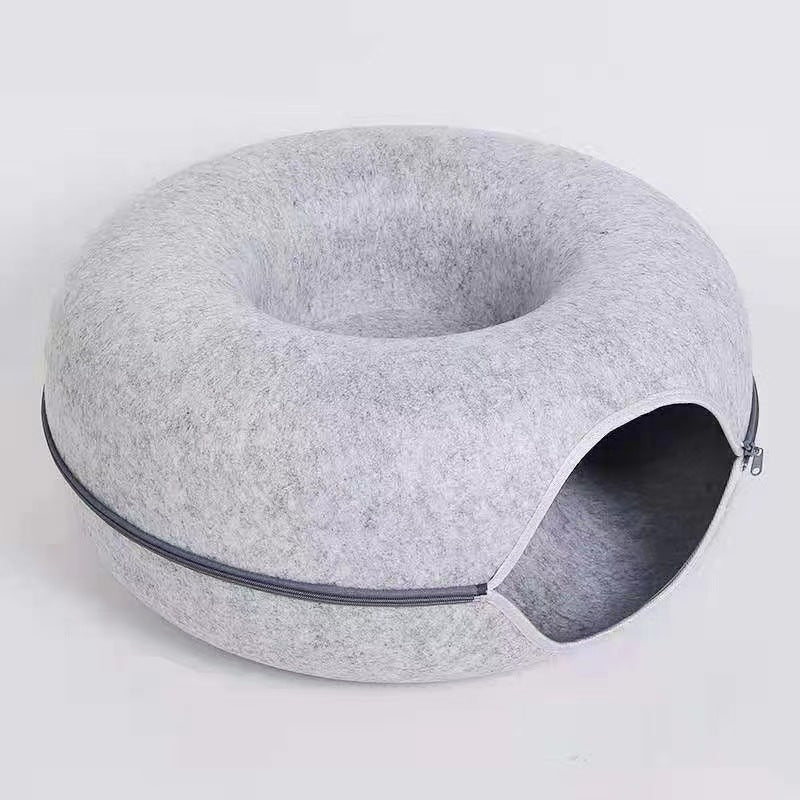Comfortable Round Tunnel Bed For Pet