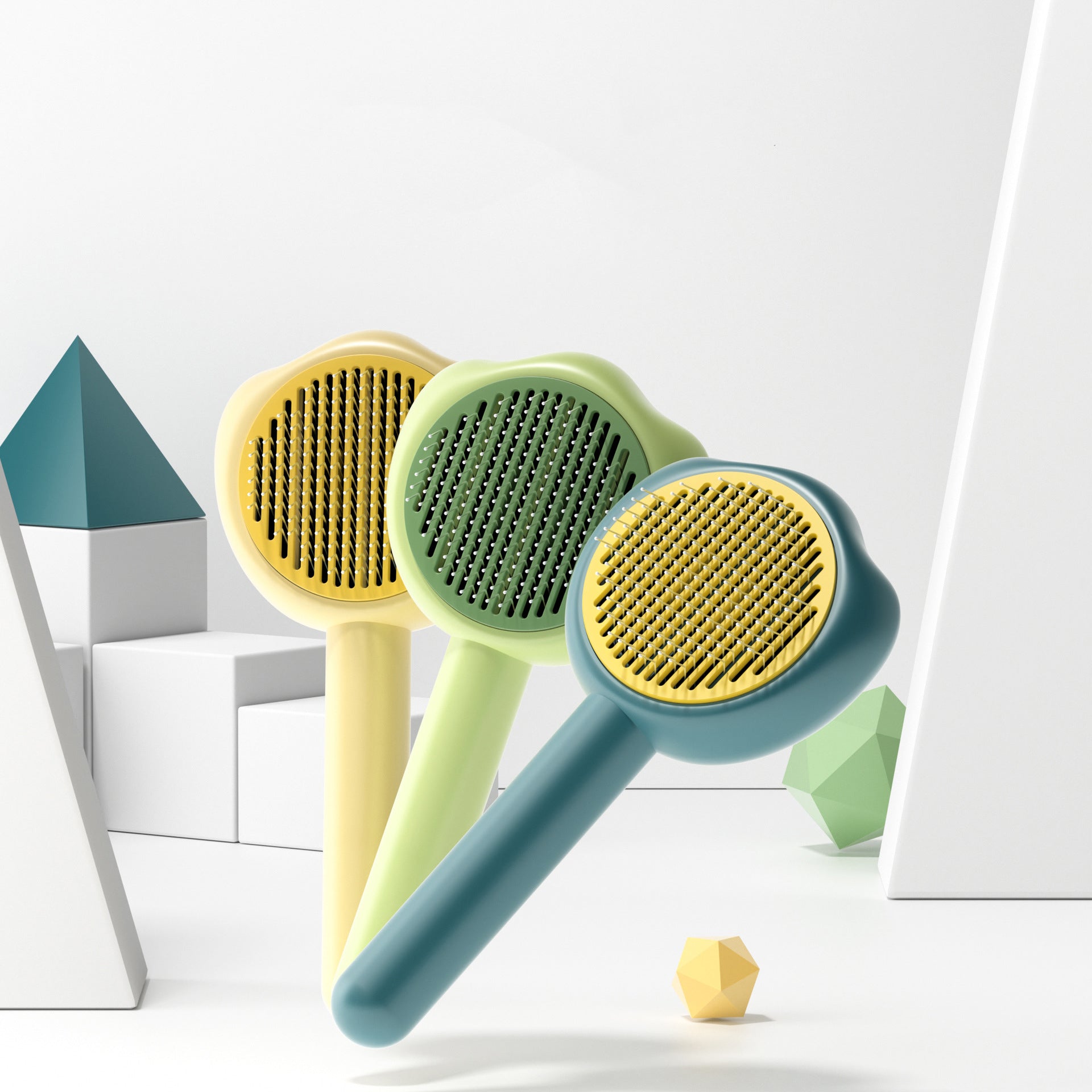 Self Cleaning Needle Grooming Comb Hair Remover For Pet